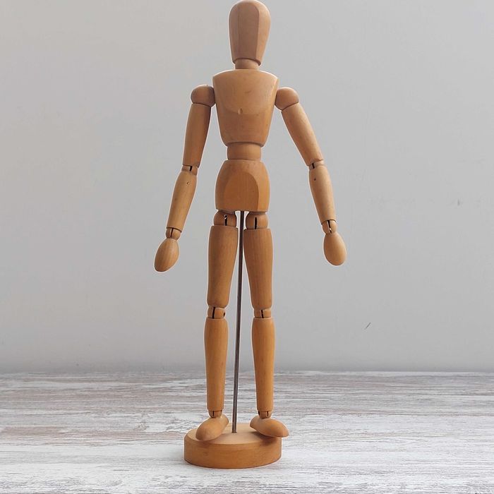 Manequim masculino de madeira articulado Richeson