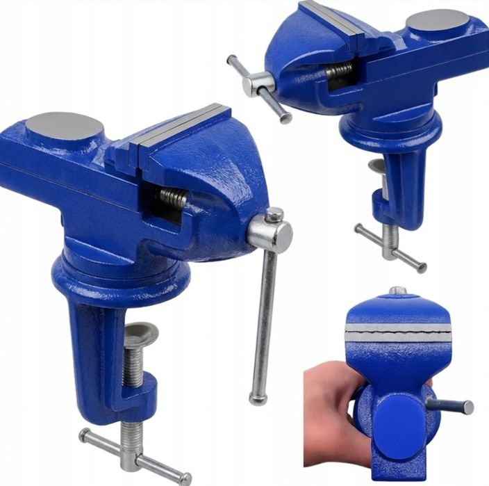 Imadło obrotowe żeliwne z kowadłem imadło ślusarskie obrotowe 360