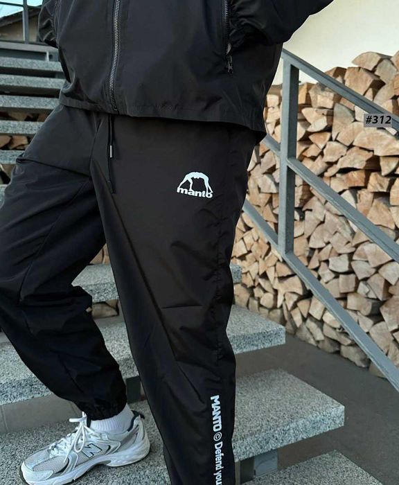 MANTO Черные Брюки , МАНТО Gore-TEX Нейлоновые Штаны