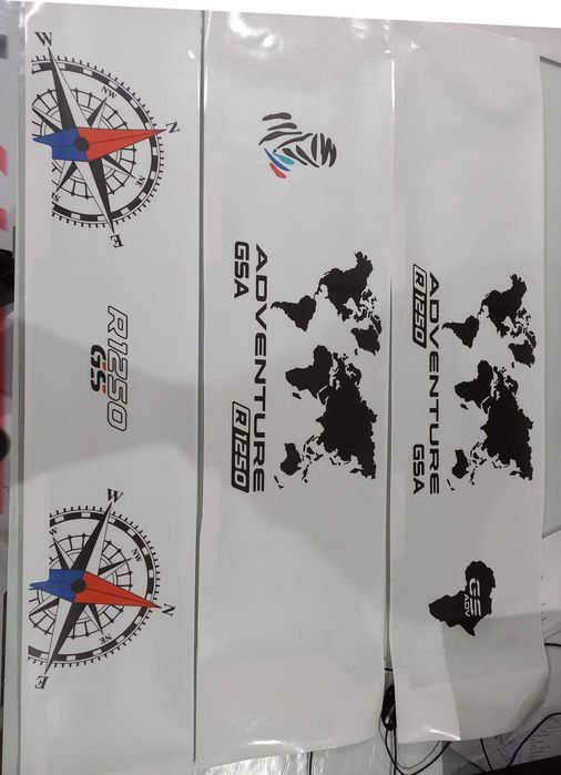 Bmw Gs800/ Gs1200/Gs1250 Autocolantes para malas aluminio