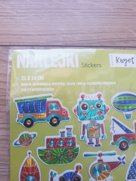 Nowe naklejki dziecięce marki Kayet 21sztuk