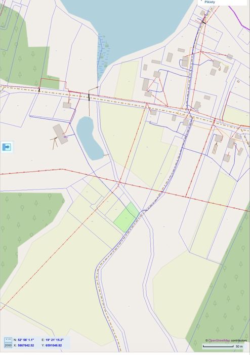 Działka budowlana jezioro las warunki zabudowy media