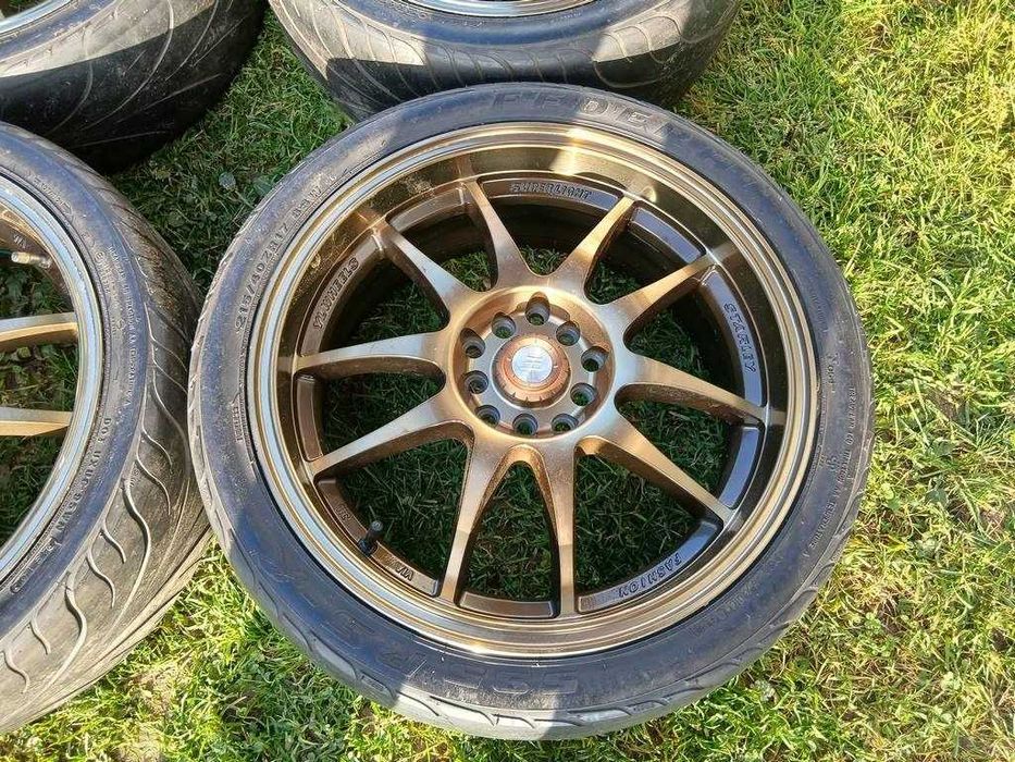 Felgi 17" SUPERLIGHT 5x114.3 5x100 JDM Japan Racing Enkei Rays WORK