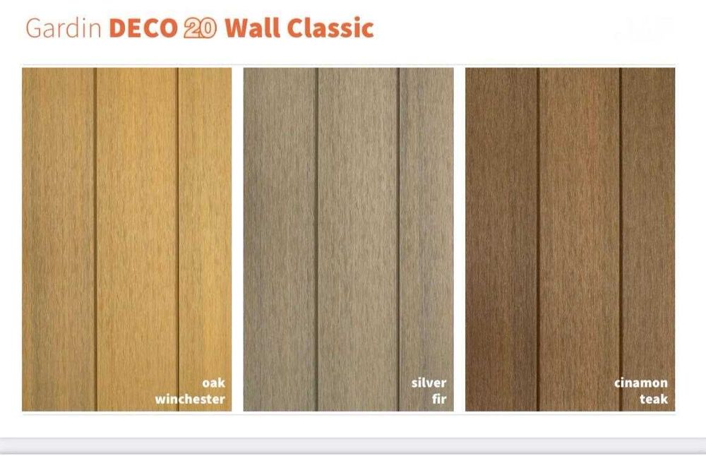 Deska kompozytowa elewacyjna Gardin Deco Wall Classic Teak/Oak/Silver