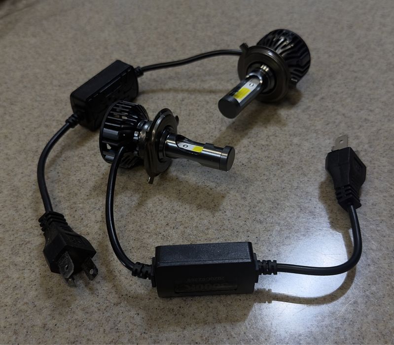 Led лампочки H7 H4 Canbus 5000K лед лампи вентілятор охолодження Н7