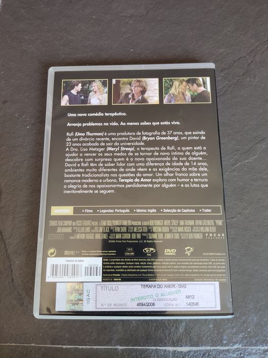 DVD Terapia do Amor