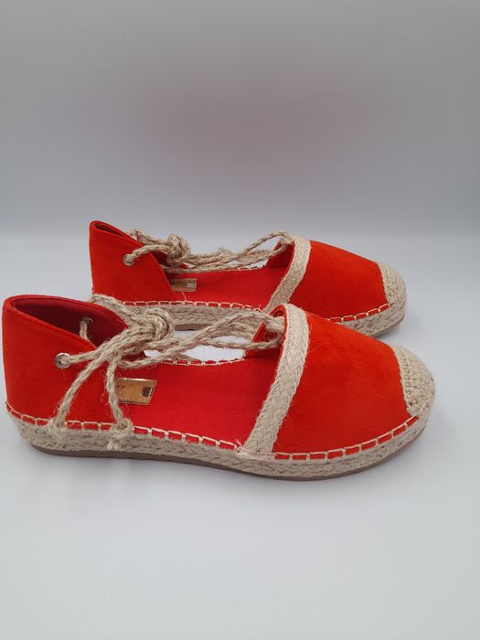 Espadryle Czerwone riazane rozmiar 36