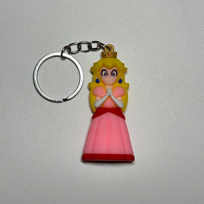 Breloczek Peach Mario Bros Nintendo Switch Gra Figurka Wii Brelok