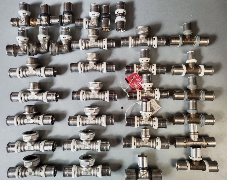 Переходник муфта угол тройник пресс фитинг