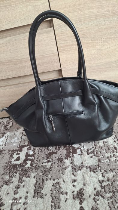 Велика шкіряна сумка