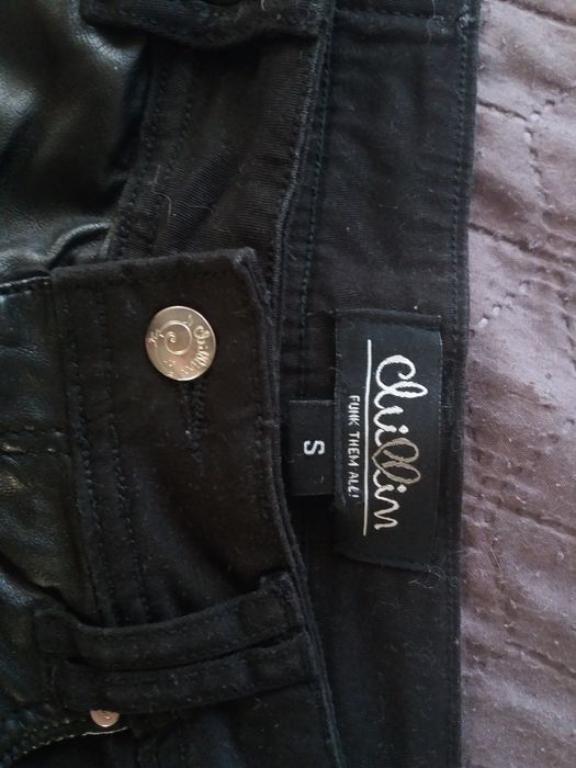 Szorty Cropp S skórzany przód