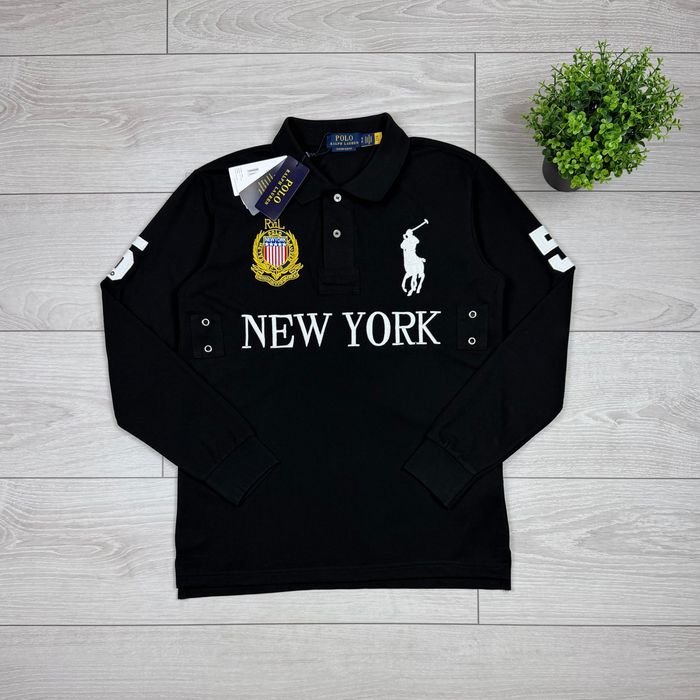 Кофта Polo Ralph Lauren Tokyo New York лонгслив поло