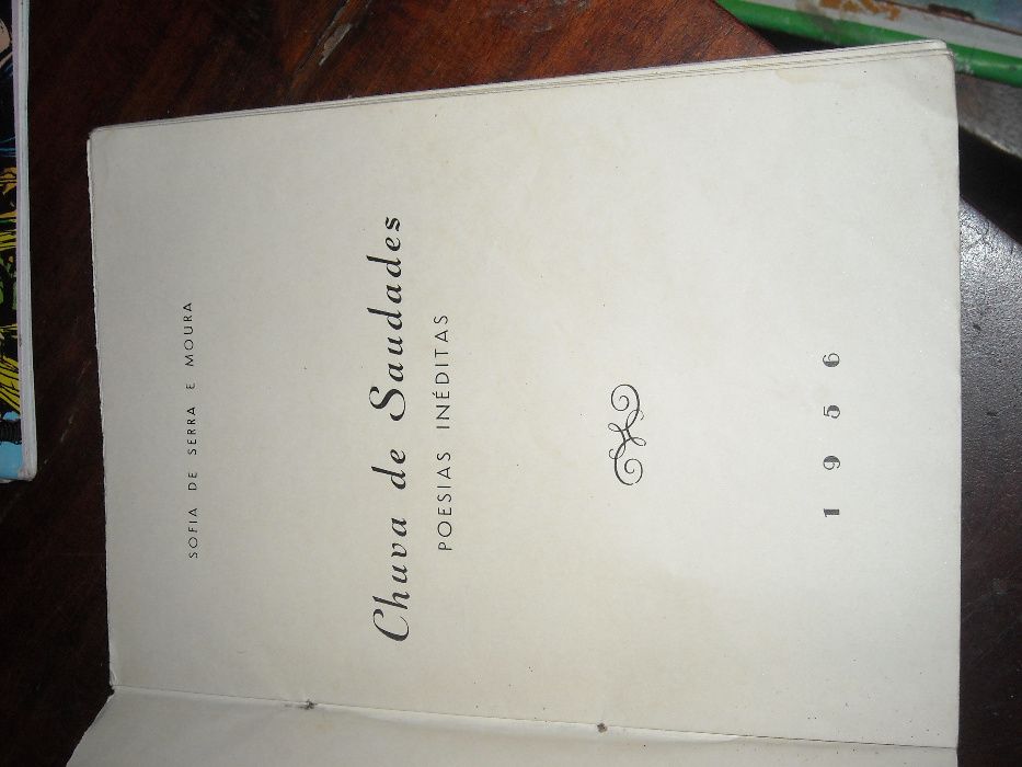 Chuva de Saudades - Sofia Serra e Moura - poesias