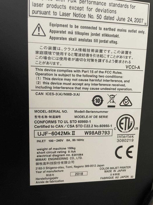 Продам принтер Уф Mimaki UJF6042MK2
