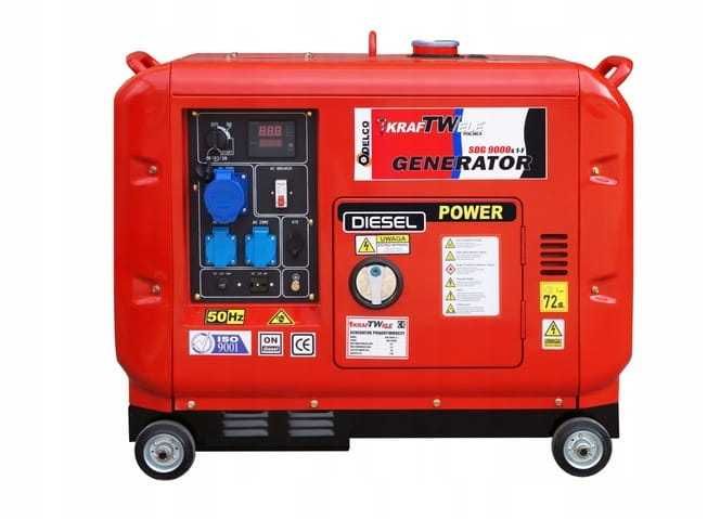 Generator agregat prądotwórczy SDG9000S 1F ATS 9,5KVA 230V 1F ATS