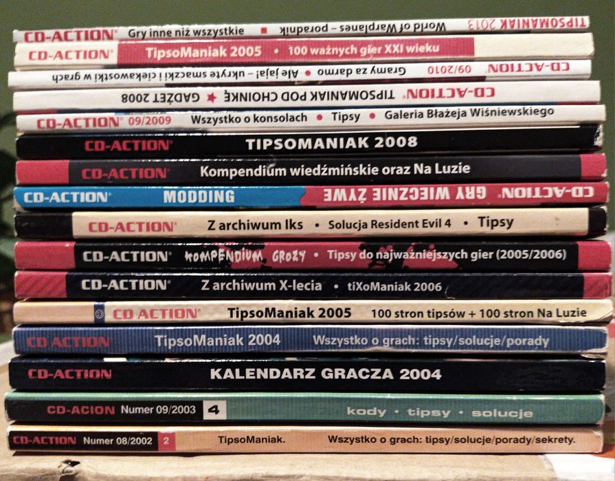 CD ACTION 43-150 plus inne czasopisma oraz Tipsomaniaki.