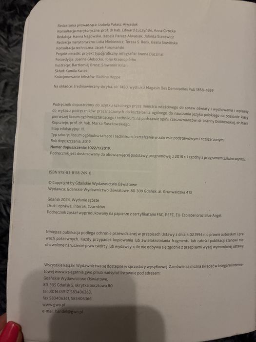 Język Polski klasa 1 liceum technikum