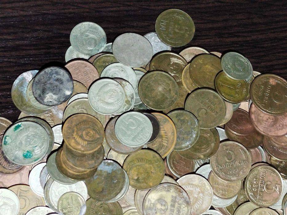 Монеты СССР 350 шт.