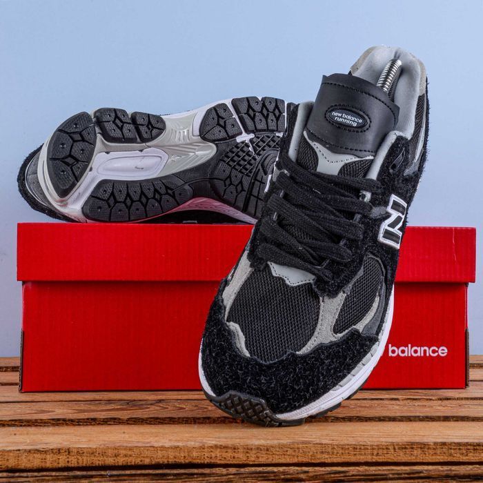 (1912) Чоловічі Кросівки New Balance 2002R чорні (41, 42) нб NB nb