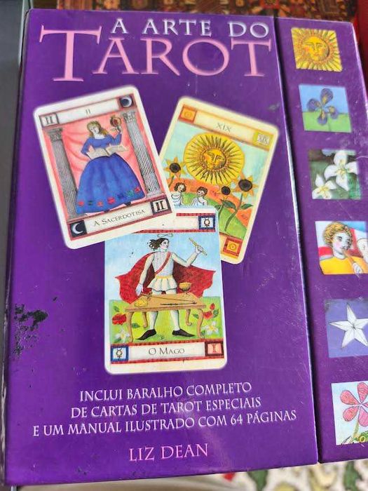 Cartas de tarot manual e cartas