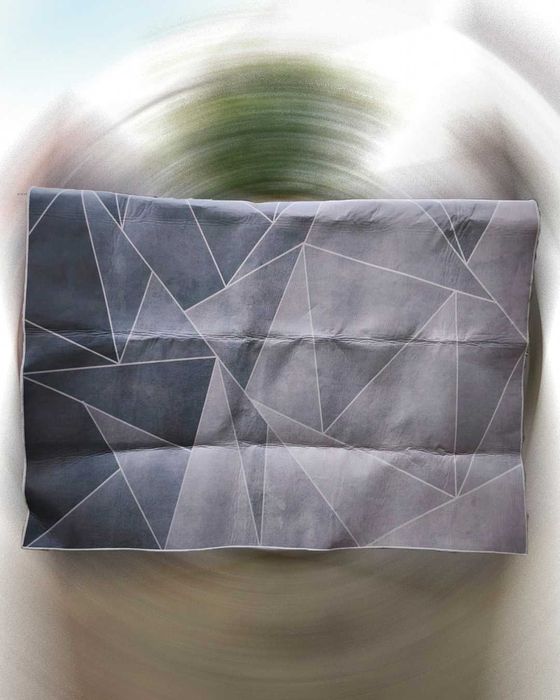 Tapete retangular moderno nunca usado 120x140cm