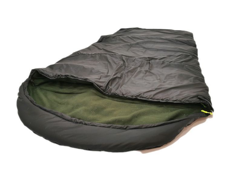 Спальний мішок метрової ширини теплий на флісі, зимовий спальник -25