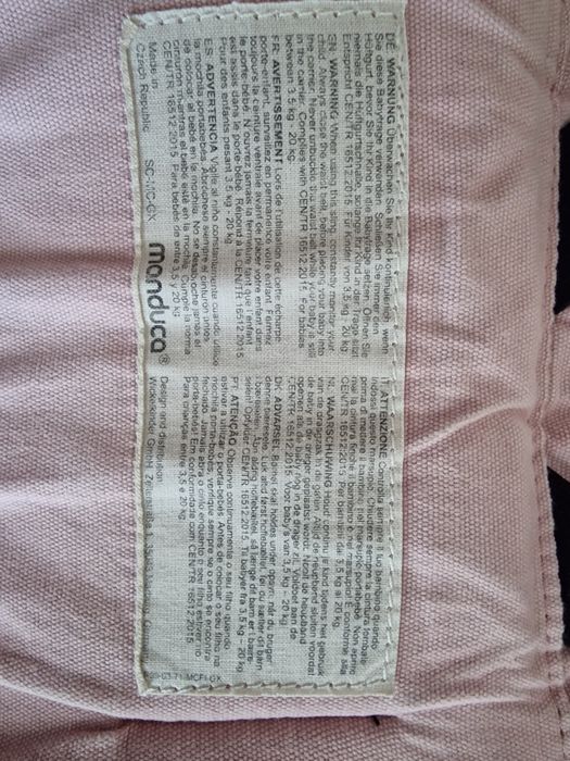 Mochila portabebé Manduca