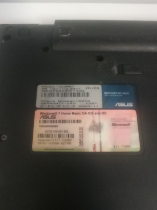 Ноутбук Asus UL50V