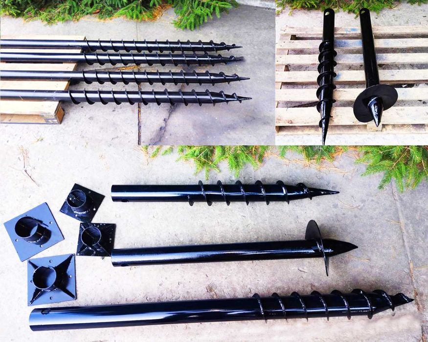 Багатовиткові палі,геошуруп,свая многовитковая под фундамент