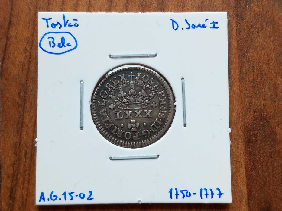 Moeda Tostão D. José I  - Bela!