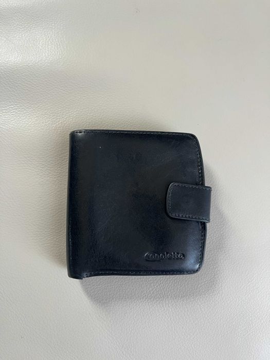 Portfel damski czarny Canaletto włoska skóra naturalna genuine italian leather