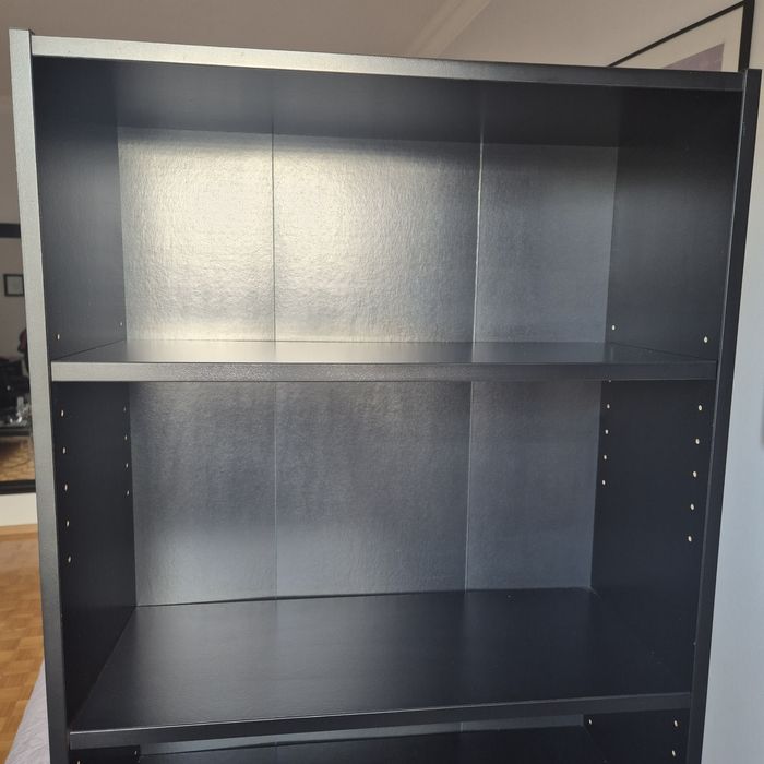 Regał na książki IKEA – 180x60 cm – czarny