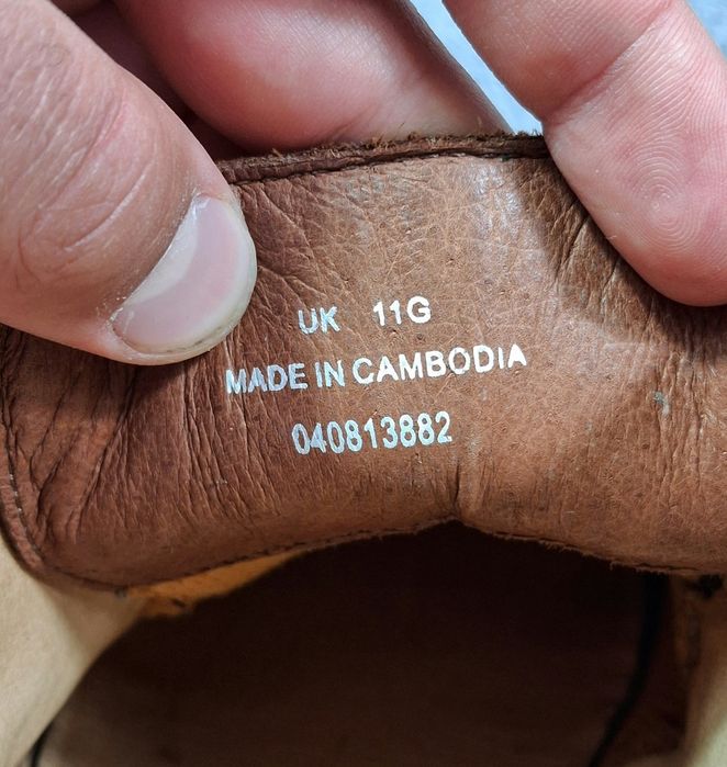 Кроссовки Clarks Cushion Cell кожаные мужские ботинки