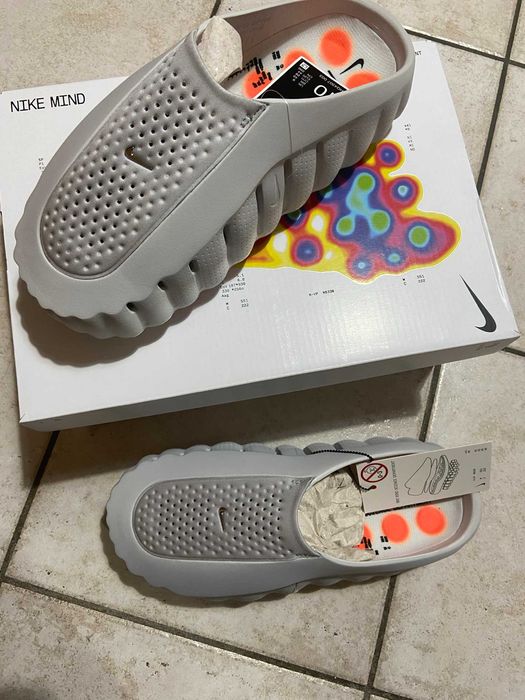 Nike Mind 001 Slide Mule Light Smoke Grey-Rozmiar 41