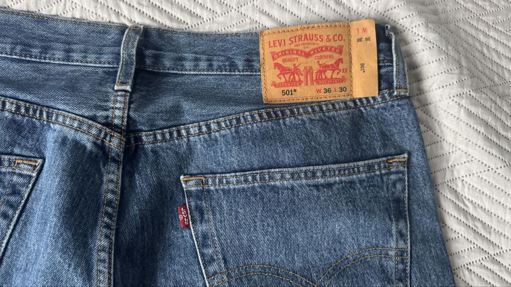 Levis 501 100% bawelna W36/L/30
