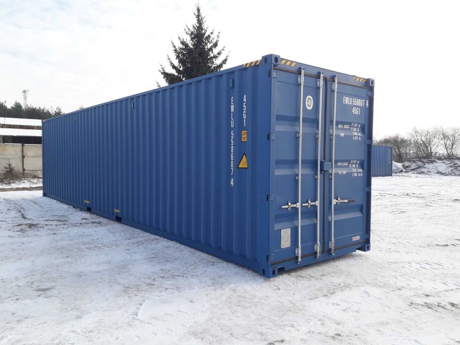 Kontener morski magazynowy 40'HCOW podwyższany NOWY