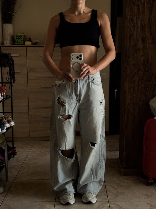 Новые джинсы Zara, рубашка zara