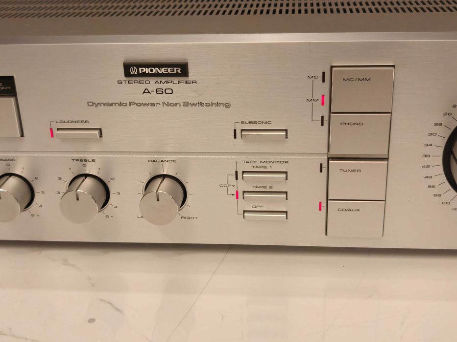 PIONEER A-60 ! Potężny wzmacniacz STEREO ! 700w
