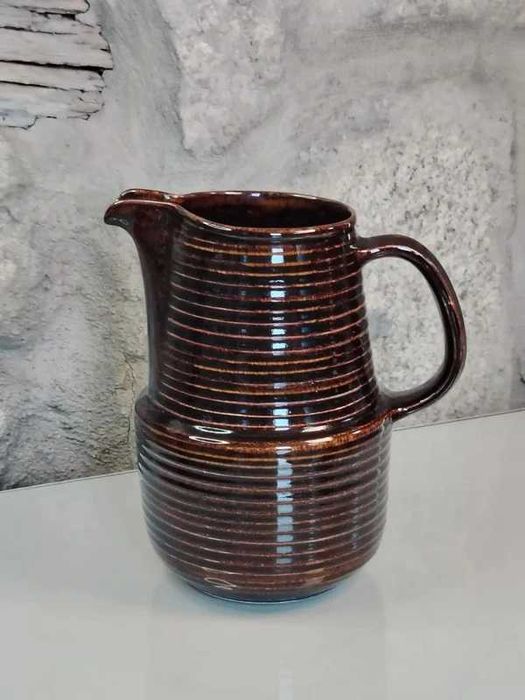 Jarra Vintage em Vidro Âmbar - ENVIO GRATIS