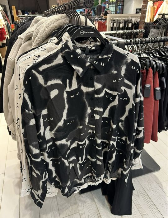 Сорочка рубашка котики