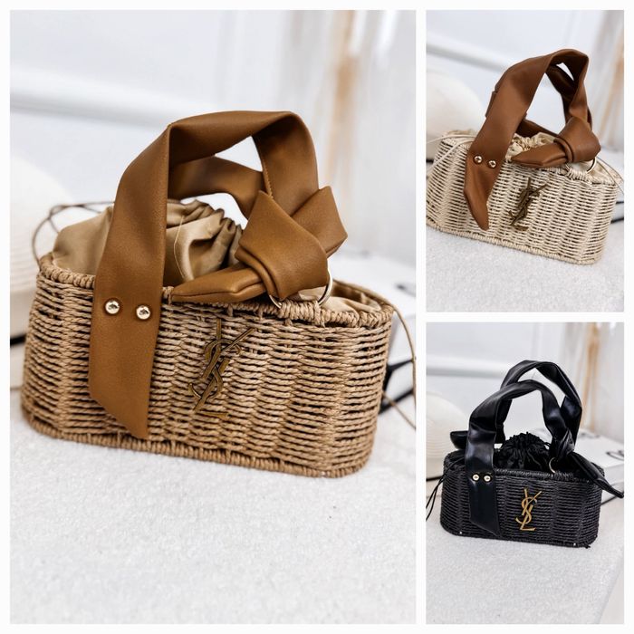 Stylowa torebka koszykowa w luksusowym wydaniu