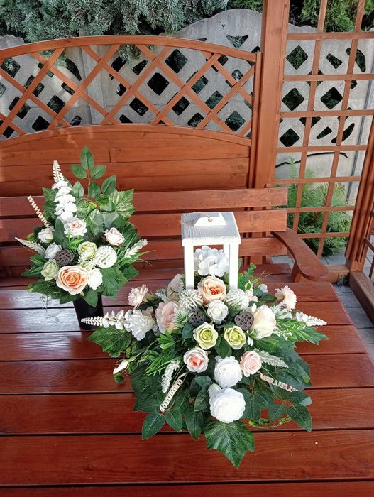 Wiązanka do wazonu na cmentarz