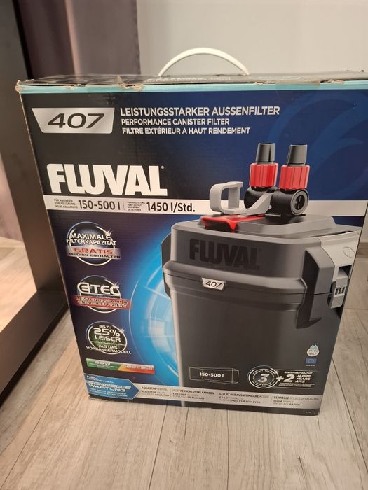 Filtr akwariowy Fluval 407 plus Lampa uv