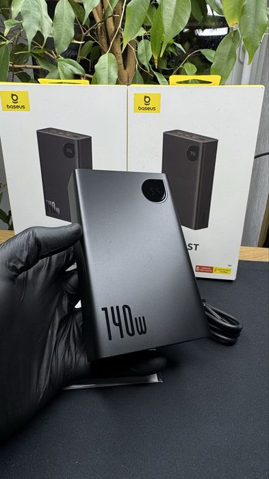 Потужний павербанк Базеус 140 ват Baseus metal Adaman 24000 mAh 140w