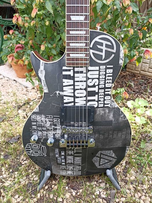 VINTAGE Custom Modified AFD100 Left Hand (Canhoto) Guitar / Guitarra