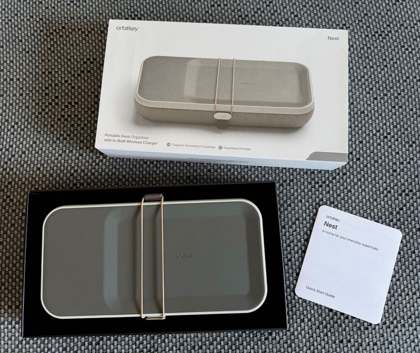 Orbitkey Nest Organizador Secretária Carregamento Wireless, Novo