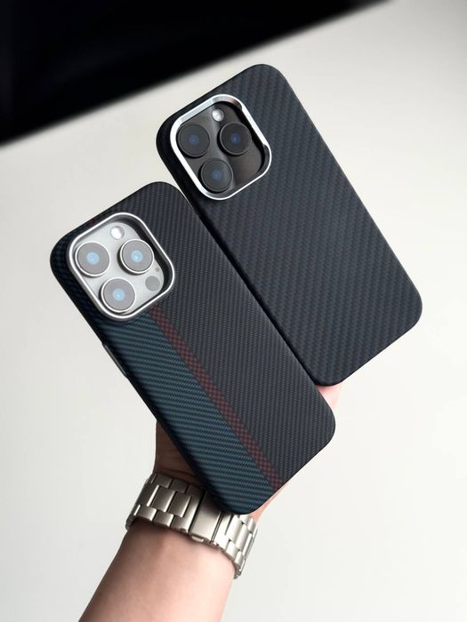 Чохол карбон MagSafe чехол карбоновий iPhone 17 Pro Max айфон про макс