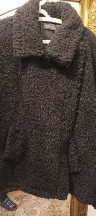 Ponczo, narzutka z futerka