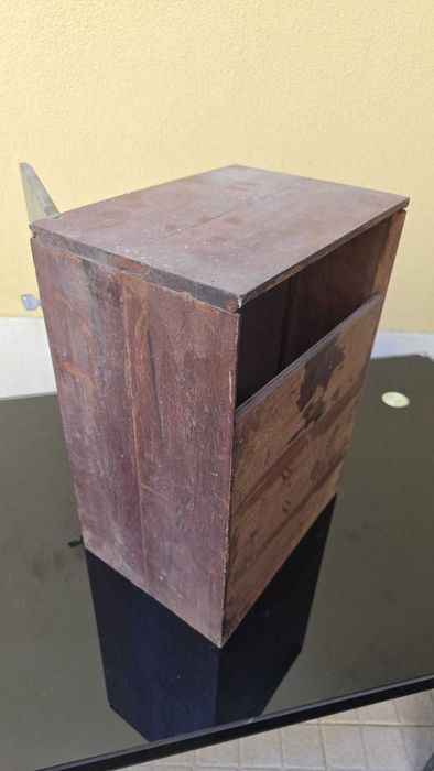 Caixa de Correio Madeira antiga Decorativo