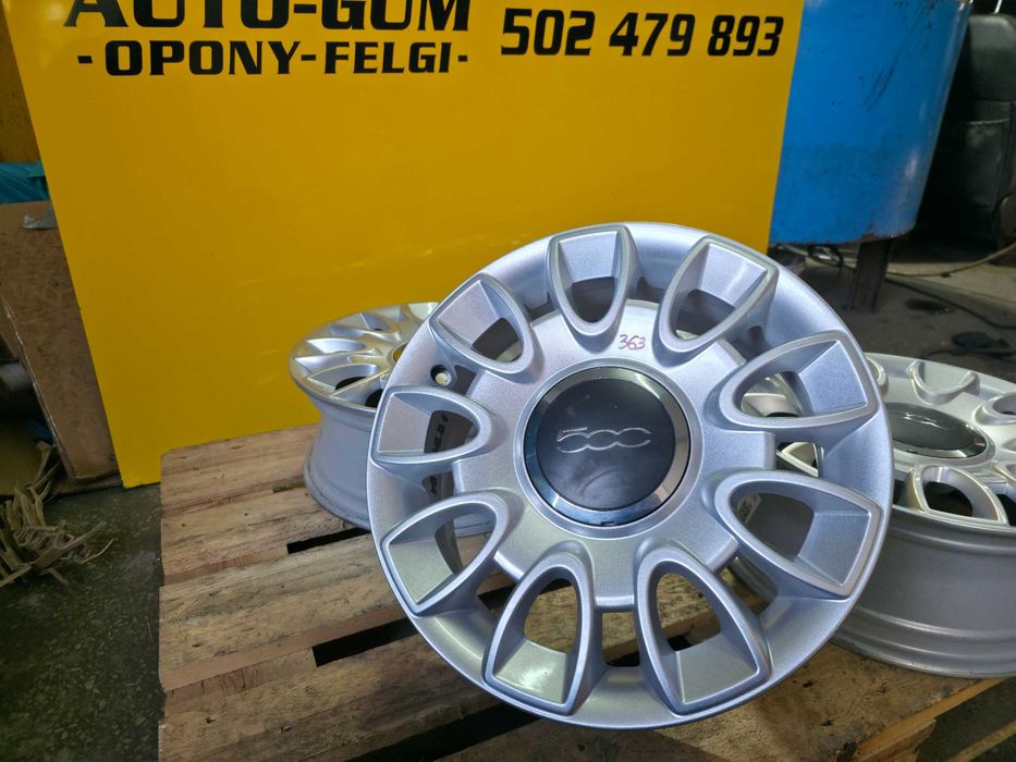 Alufelgi 4x98 15 Fiat 500 OE 6.0" x 15" ET35
